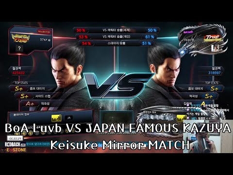 [TEKKEN 7] Keisuke (Kazuya) vs BoA Luvb(Kazuya)