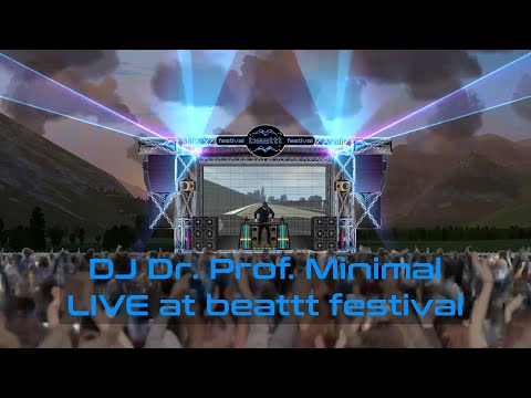 Konzert DJ Dr. Prof. Minimal LIVE @ beattt Festival on Sion Airport - techno concert cringe Full Set