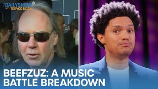 Neil Young vs. Joe Rogan &amp; The Latest Music Beefs | The Daily Show