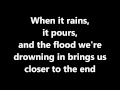 Trapt- When It Rains[HQ] with lyrics