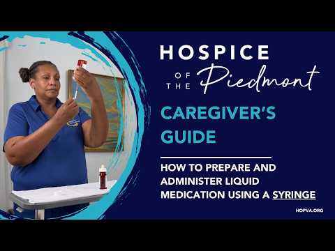 How to Administer Liquid Medication Using a Syringe