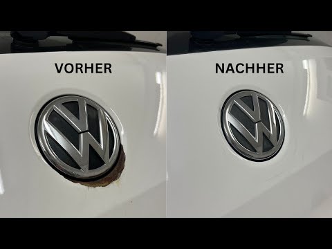 Rost einfach entfernen am Kofferraumöffner