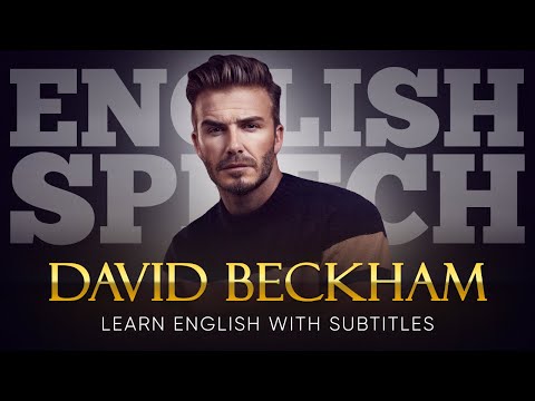 ENGLISH SPEECH | DAVID BECKHAM: Advocating for Children's Rights (English Subtitles)