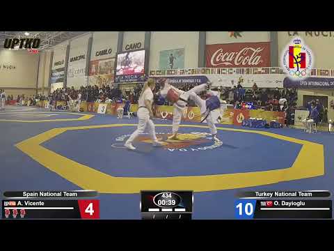 Adrian VICENTE (ESP) VS Omer Faruk DAYIOGLU (TUR) - M-58 R16. Spanish Open 2022