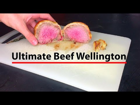 medium rare Beef Wellington for one ll made by...