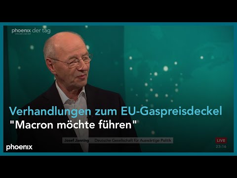 Josef Janning zu den Verhandlungen über einen EU-Gaspreisdeckel am 20.10.22