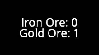 Block Competition Round 1: Iron Ore vs. Gold Ore