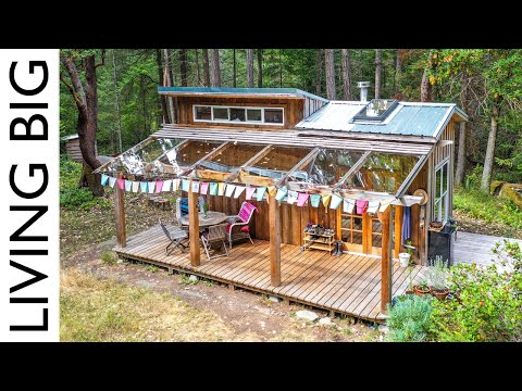 Simple Living In a Tiny Forest Home