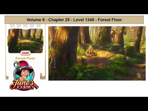 June's Journey - Volume 6 - Chapter 25 - Level 1349 - Forest Floor (Complete Gameplay, in order)