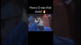 Heavy D had confidence to spare. He was the real deal, cool as cool could be 🙌🏽🕊️