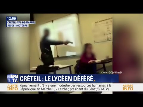 "Tu me mets présent." À Créteil, un lycéen menace sa prof avec une arme