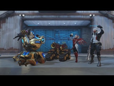 Overwatch Storm Rising Legendary All Heroes Bastion