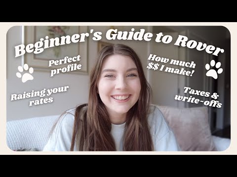 Complete beginners guide to pet sitting on Rover! & How much I make from Rover 💸