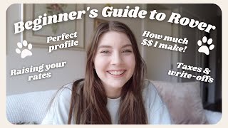 Complete beginners guide to pet sitting on Rover! & How much I make from Rover 💸