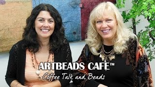 preview picture of video 'Artbeads Cafe - Kristal Wick and Cynthia Kimura Share Holiday Hotfix, Rivoli Ideas and More'