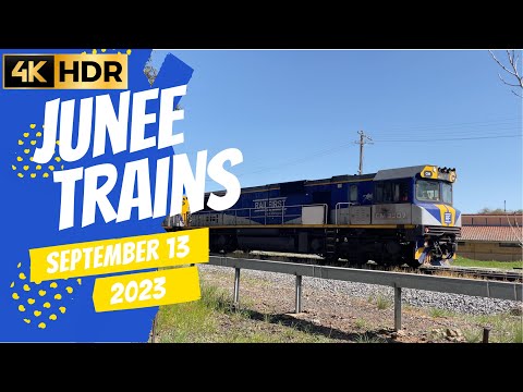 Junee Trains September 13 2023 4K
