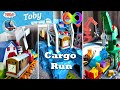 Thomas & Friends Cargo Run With TOBY & DIESEL Plus SLOW MOTION Replays!