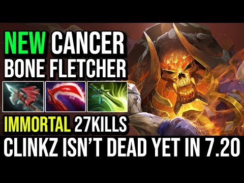 [Bone Fletcher] Clinkz isn't Dead Yet in New 7.20d Perfect Score 27KIlls 0 Death By Limmp | Dota 2