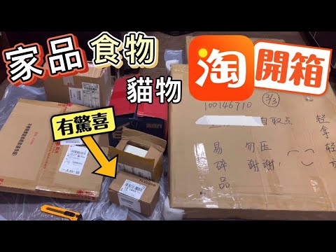 【淘寶開箱】家品📦食物📦貓物📦實用貼地推薦👏全部示範❗️ 生活好物分享💯即開即用👏Taobao Haul⭕️