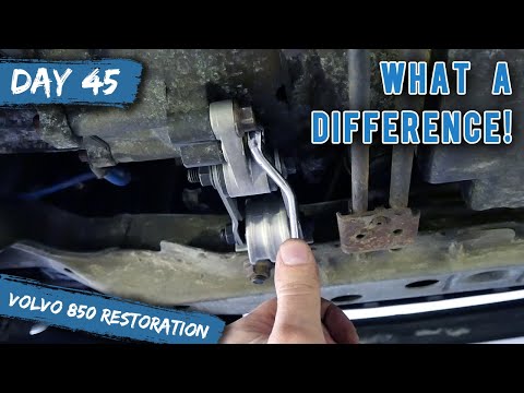Volvo 850 Restoration - Engine Mounts And Throttle Cable