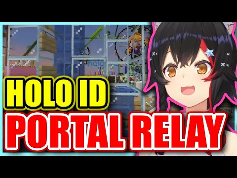 Hololive Mio's BIG Announcement in Minecraft!! #HoloID Portal Relay