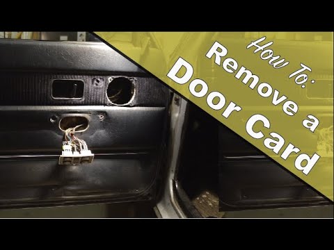Door Card Panel (Power Window) Removal Tutorial How to - Volvo 240 / 242 / 244 / 245 GL