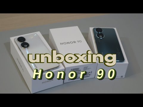 unboxing Honor 90! (Diamond Silver & Emerald Green)
