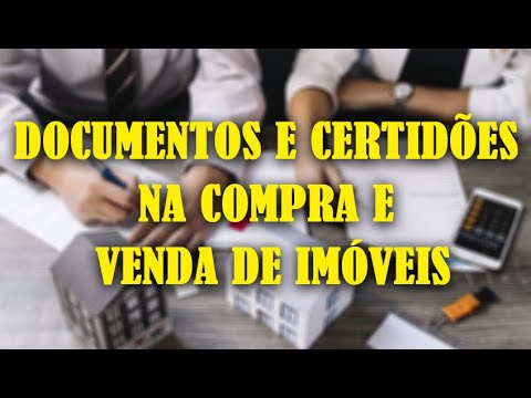 DOCUMENTS AND CERTIFICATES IN THE PURCHASE AND SALE OF REAL ESTATE (Prof. Júlio César Sanchez)