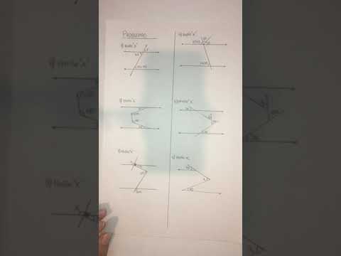 ÁNGULOS ENTRE RECTAS PARALELAS-súper fácil