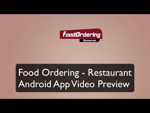 Food Ordering - Restaurant App Demo Video
