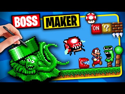 I made everything an enemy in Super Mario All-Stars?! - Mario Boss and Enemy Maker?!