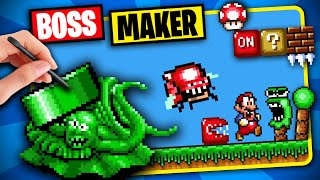 I made everything an enemy in Super Mario All-Stars?! - Mario Boss and Enemy Maker?!