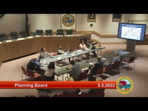 5.5.2022 Planning Board Work Session