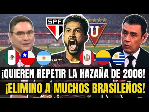 ¡ES UN  EQUIPAZO! PRENSA INTERNACIONAL REACCIONA ASI A LA VICTORIA DE LIGA DE QUITO SOBRE SAU PAULO.