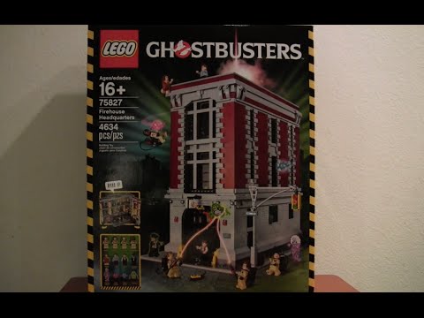 Unboxing LEGO Ghostbusters Firehouse Headquarters 75827