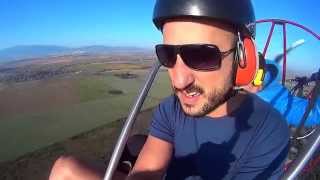 preview picture of video 'Air - Powered paragliding (RAW footage)'