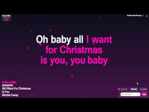 Mariah Carey-All I want for Christmas is you (Karaoke)