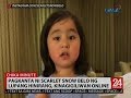 Pagkanta ni Scarlet Snow Belo ng Lupang Hinirang, kinagigiliwan online