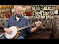 Herb Pederson playing a 1925 Gibson Granada Banjo at Norman's Rare Guitars