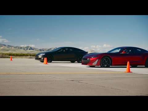 Watch A New Electric Supercar Smoke A Tesla In A Drag Race