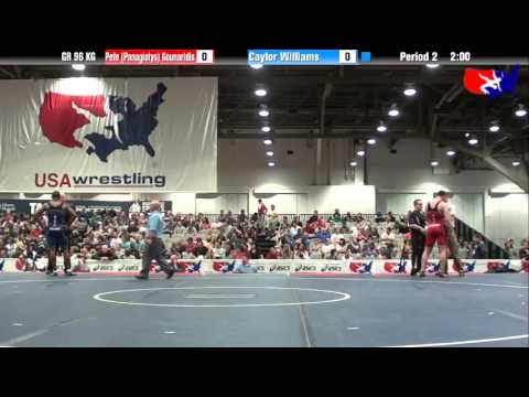 Pete (Panagiotys) Gounaridis vs. Caylor Williams at 2013 Las Vegas/ASICS U.S. Open