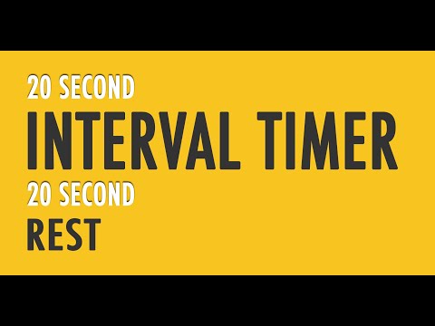 The Best 20 Second Interval Timer With 20 Second Rest