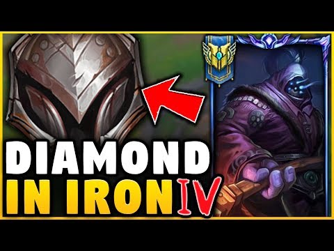 I TOOK MY JAX INTO IRON 4 FOR THE FIRST TIME! (DIAMOND JAX VS IRON ELO) - League of Legends