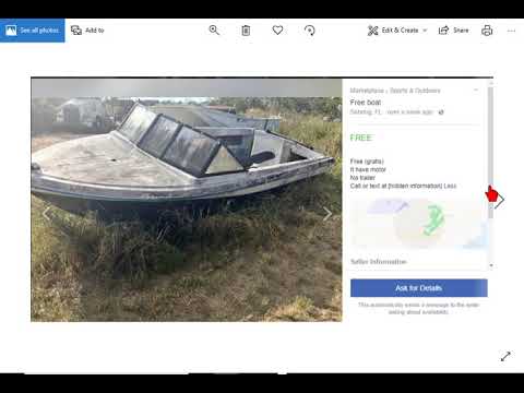 19 Free Florida Boats on Facebook December 2018