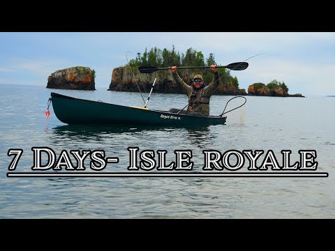 7 Days Solo Camping on Isle Royale