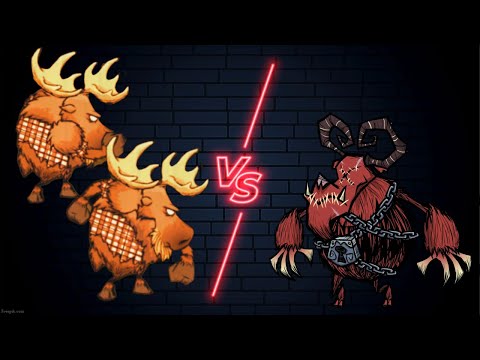 Woodie moose Duo VS Klaus boss fight (BETA Reworked)