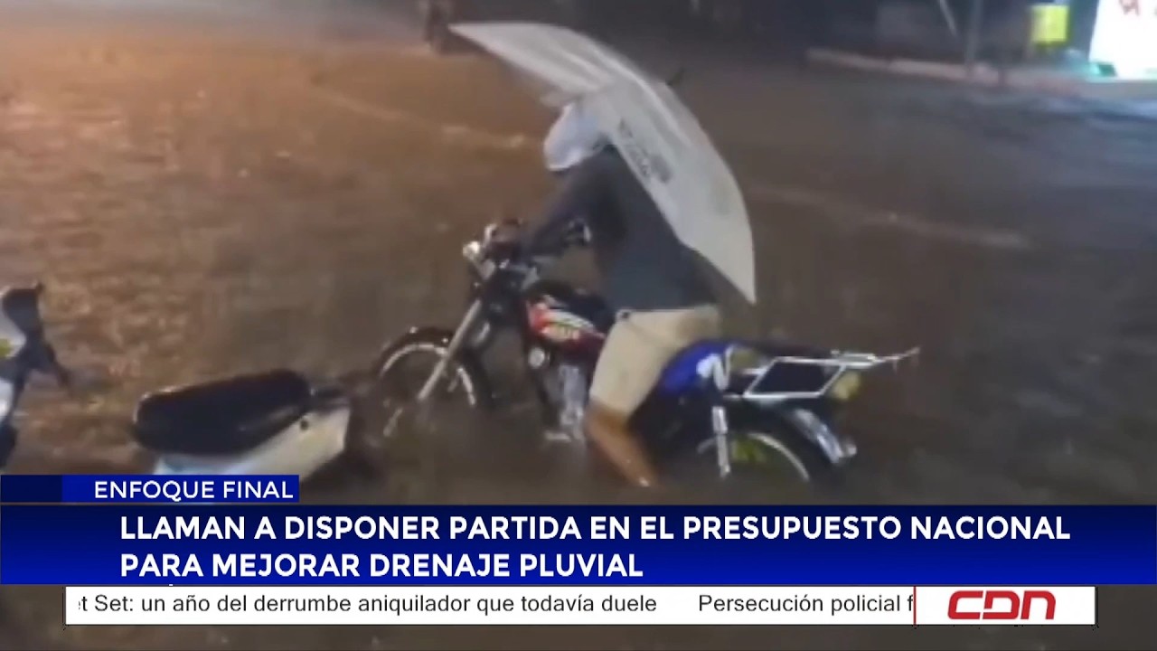 Llaman a disponer partida en el presupuesto nacional para mejorar drenaje pluvial