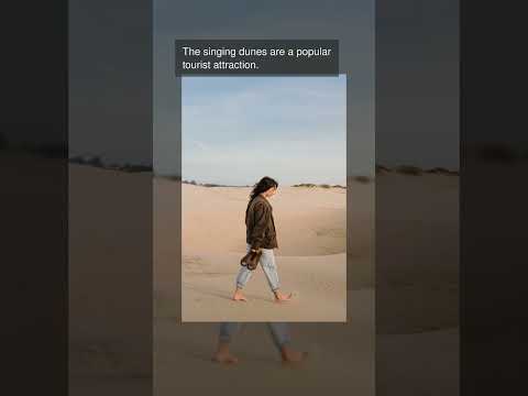 highlights of The Singing Sand Dunes, Oman