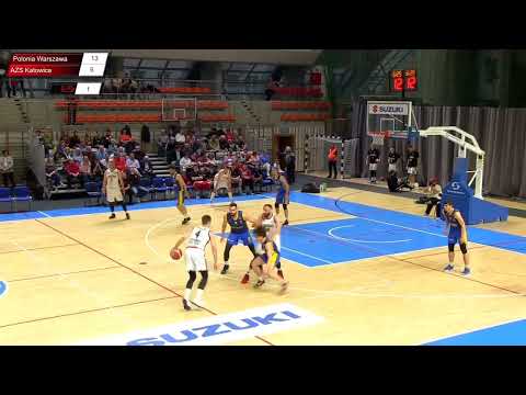 KKS Polonia Warszawa - AZS AWF Mickiewicz ROMUS Katowice 100:76 | Skrót meczu [2022.04.30]