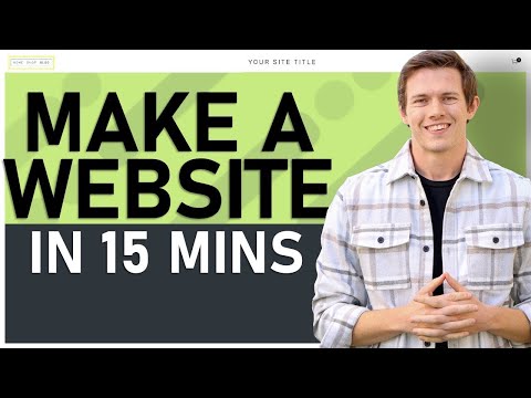 How To Build A Website in 15 Minutes (Squarespace...